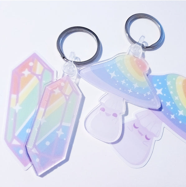 Crystal Key Chain - Rainbow
