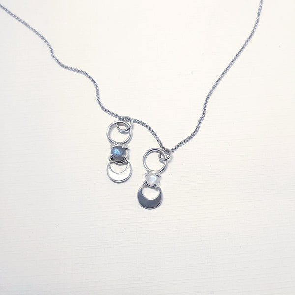 Baby Moon- Rainbow Moonstone