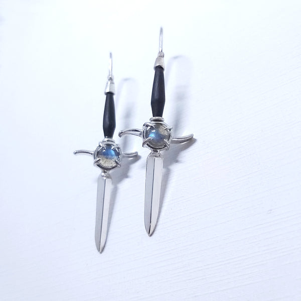 the athame- earrings